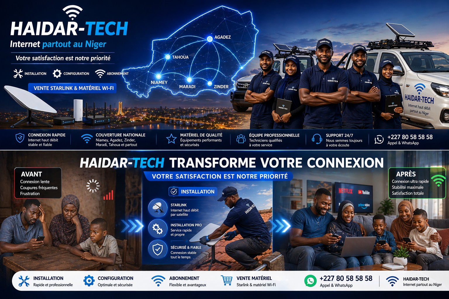 HAIDAR-TECH couverture nationale